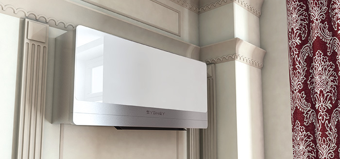 Condizionatore senza unità esterna condensato ad aria o acqua modello Sydney - Casa
